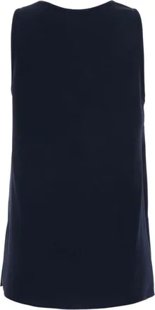 P.A.R.O.S.H. Womens Short Sleeve Blouse Light Blue Polyester Top