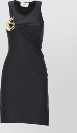 Coperni sleeveless round neck mini dress