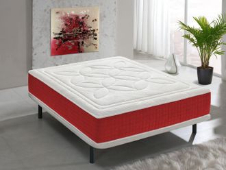 Materassi & Doghe Materassiedoghe - Materasso 200x200 In Memory Foam Con 5 Cm Di Memory - Altezza 25cm - Ortopedico - - Fascia In Microfibra - Ortopedico - Ergonomico -
