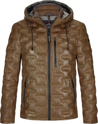 Milestone Heren, Jassen, Bruin, Maat: 3XL Leer