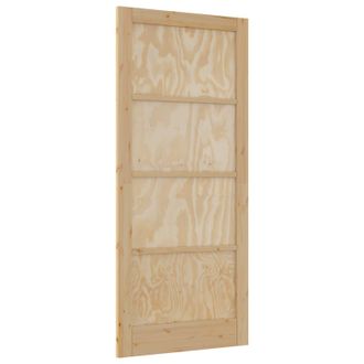 vidaXL Puerta Interior 93 X 211 Cm Madera Contrachapada Natural Vidaxl
