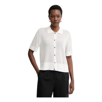 A|X Armani Exchange Dames, Truien, Beige, Maat: S Linnen