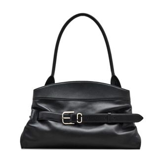 Marc Jacobs Two Handles Shoulder Bag - Dames - Schoudertassen - Zwart - ONE Size - Leer - Tassen