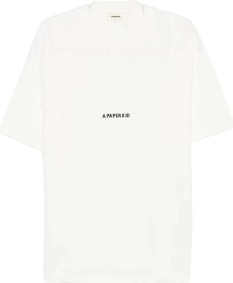 A Paper Kid Uomo, Top, Bianco, S, new