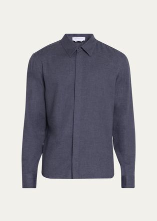 Gabriela Hearst Mens Cotton & Cashmere Shirt