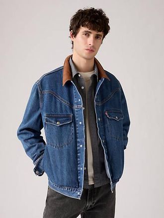Levi's Western Shorthorn Trucker Jacket - Mens - 2XL - Blue