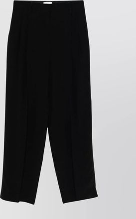 Toteme pleat detail straight leg trousers
