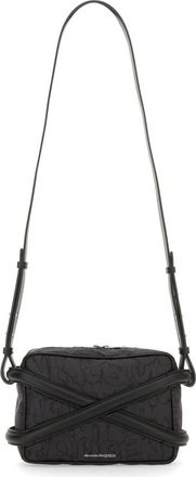 Alexander McQueen Harness Camera Bag - Heren - Schoudertassen - Zwart - ONE Size - Nylon - Tassen