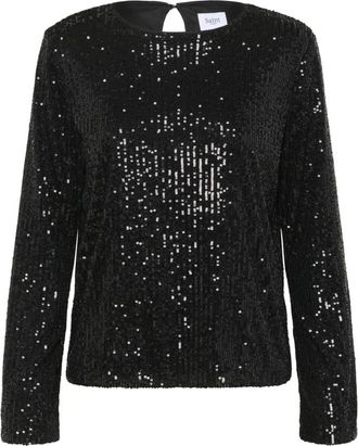 Saint Tropez Overhemden, Dames, Zwart, M, Blouses