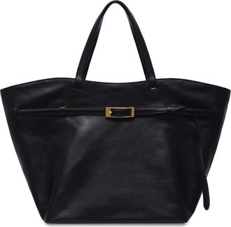 Anine Bing Elly Tote - Dames - Shoppers - Zwart - ONE Size - Leer - Tassen