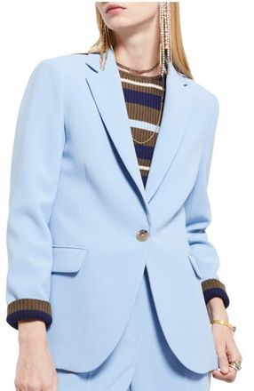 ottod'Ame Classic Tailored Blazer in Crystal at Nordstrom, Size 44 It