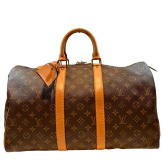 Louis Vuitton Brown Monogram Boston Bag (Pre-Owned)