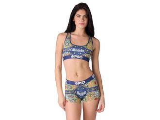 PSD Modelo Serape Sports Bra Womens Bra : XS, Elastane/Microfiber/Polyester
