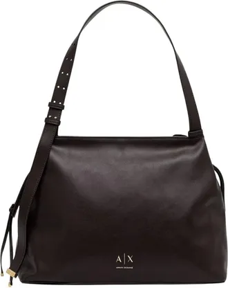 A|X Armani Exchange Tassen, Dames, Bruin, ONE Size, Leer, Tote Bag
