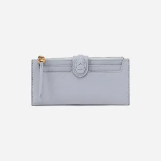 Hobo Womens Dunn Continental Wallet In Indigo Cloud