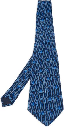 Lanvin Cravatta con stampa paisley - Blu