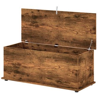 HOMCOM Panca Fondo Letto Multiuso Con Capacit&agrave; 60 Kg In Truciolato Marrone - Homcom