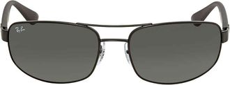 Ray-Ban Grey Classic Rectangular Mens Sunglasses RB3445 006/11 61