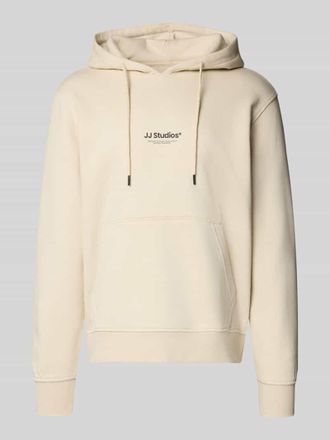 Jack & Jones Jack & Jones Hoodie mit Label-Print Modell SOHO in Beige, Größe XXL