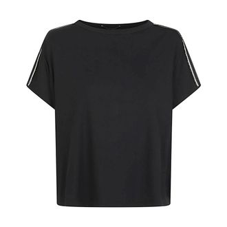 Fabiana Filippi Crew Neck T-Shirt - female - Fabiana Filippi - T-Shirts - Blue - 2XS - Tops
