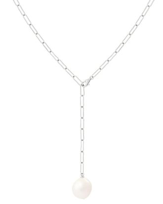 Splendid Pearls Silver 4-5Mm Pearl Pendant Necklace