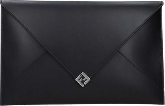 Fendi Herens Pochette zwart leer