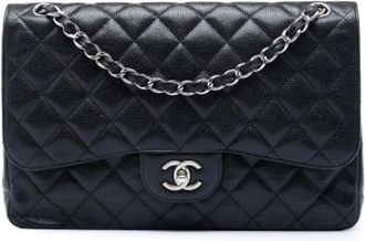 Chanel Borsa a spalla vintage Pre-owned Double Flap - - Pre-owned - Donna - Nero - ONE SIZE