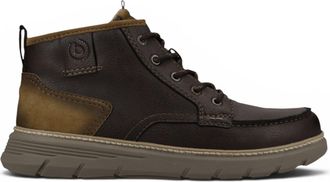 Bugatti Mens Leather Brown Lace-up Casual Ankle Boots - Pulau