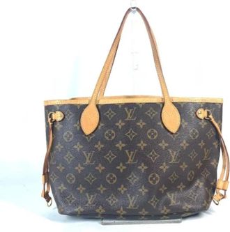 Louis Vuitton Pre-owned Vintage Monogram Tote - Dames - Vintage Shopper - Bruin - ONE Size - Leer - Vintage