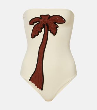 Johanna Ortiz Embroidered swimsuit