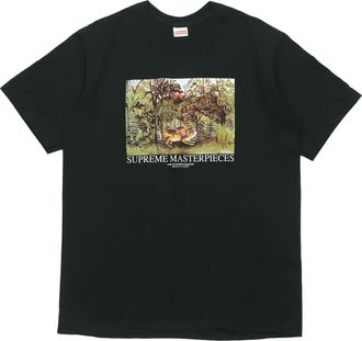 SUPREME SS20 Week 1 Masterpieces Tee landscape Printing Short Sleeve Unisex Black SUP-SS20-325