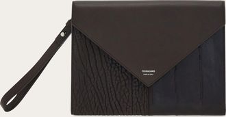 Ferragamo Uomo Porta documenti Marrone