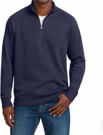 Sport-Tek Drive Fleece 1/4-Zip Pullover In True Navy