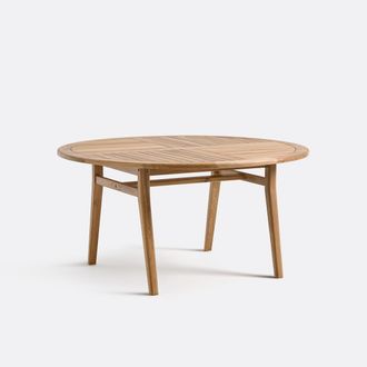 La Redoute Interieurs Ronde tuintafel van massief teakhout Anami