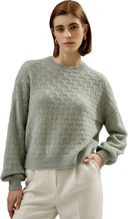 LilySilk Silk-cashmere Blend Sweater for Women