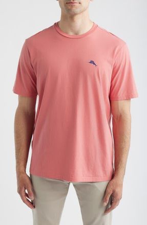 Tommy Bahama Marlin Waves Graphic T-Shirt in Red Sunset at Nordstrom, Size 4Xlt