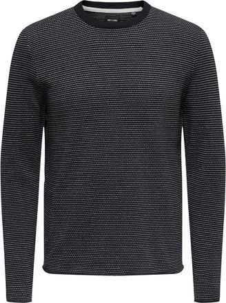 Only & Sons gestreepte trui ONSNIGUEL dark navy