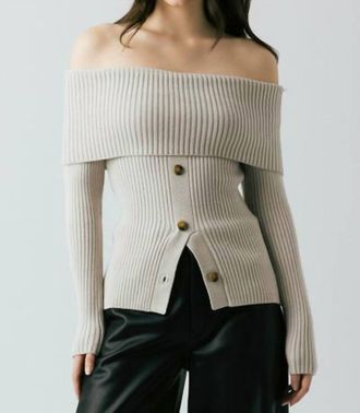 Blank NYC In The Clear Top In Cream