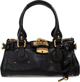 Chlo&eacute; Shoulder Bags, female, Black, Size: ONE SIZE Paddington Bag