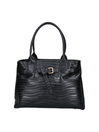 Ballantyne Black Kate 993 Calfskin Leather Tote Bag