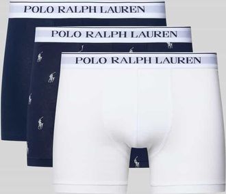 Ralph Lauren Skinny Fit Boxershorts aus Baumwoll-Mix im 3er-Pack in Dunkelblau, Gr&ouml;&szlig;e XXL