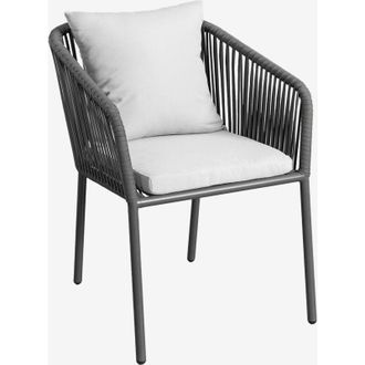 Sklum Sklum - Pack De 2 Sillas De Jard&iacute;n Con Reposabrazos En Aluminio Y Cuerda Trenzada Arhiza Classic