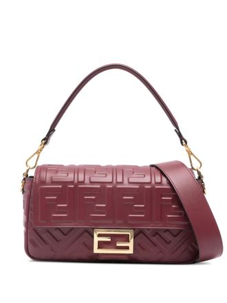 Fendi Baguette schoudertas - Rood