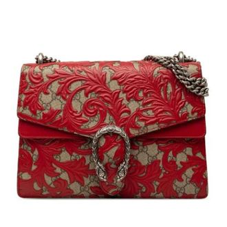 Gucci Pre-owned Arabesque Dionysus Shoulder Bag - unisex - Gucci Vintage - Vintage Shoulder Bags - Red - ONE SIZE - Pre-owned