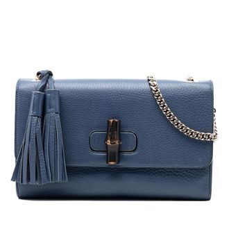 Gucci Pre-owned Gucci Medium Leather Miss Bamboo Crossbody Ladies 4DK2H4UC0VQZHSF0