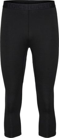 Stoic MerinoSoft180 TuleboLightSt. 3/4 Pants Merinounterw&auml;sche f&uuml;r Herren | schwarz