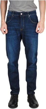 Pantaloni Torino Uomo, Jeans, Blu, W38, new