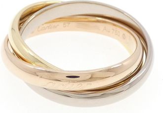 Cartier Trinity Yellow Gold (18K) Pink Gold (18K) White Gold (18K) Band Ring (Pre-Owned)