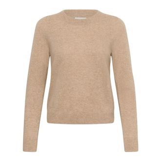 Part Two Sille Pullover - Dames - Ronde hals truien - Beige - XS - Wol - Truien & Vesten