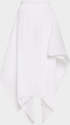 J.W.Anderson Pleated Handkerchief Midi Skirt